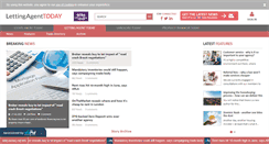 Desktop Screenshot of lettingagenttoday.co.uk